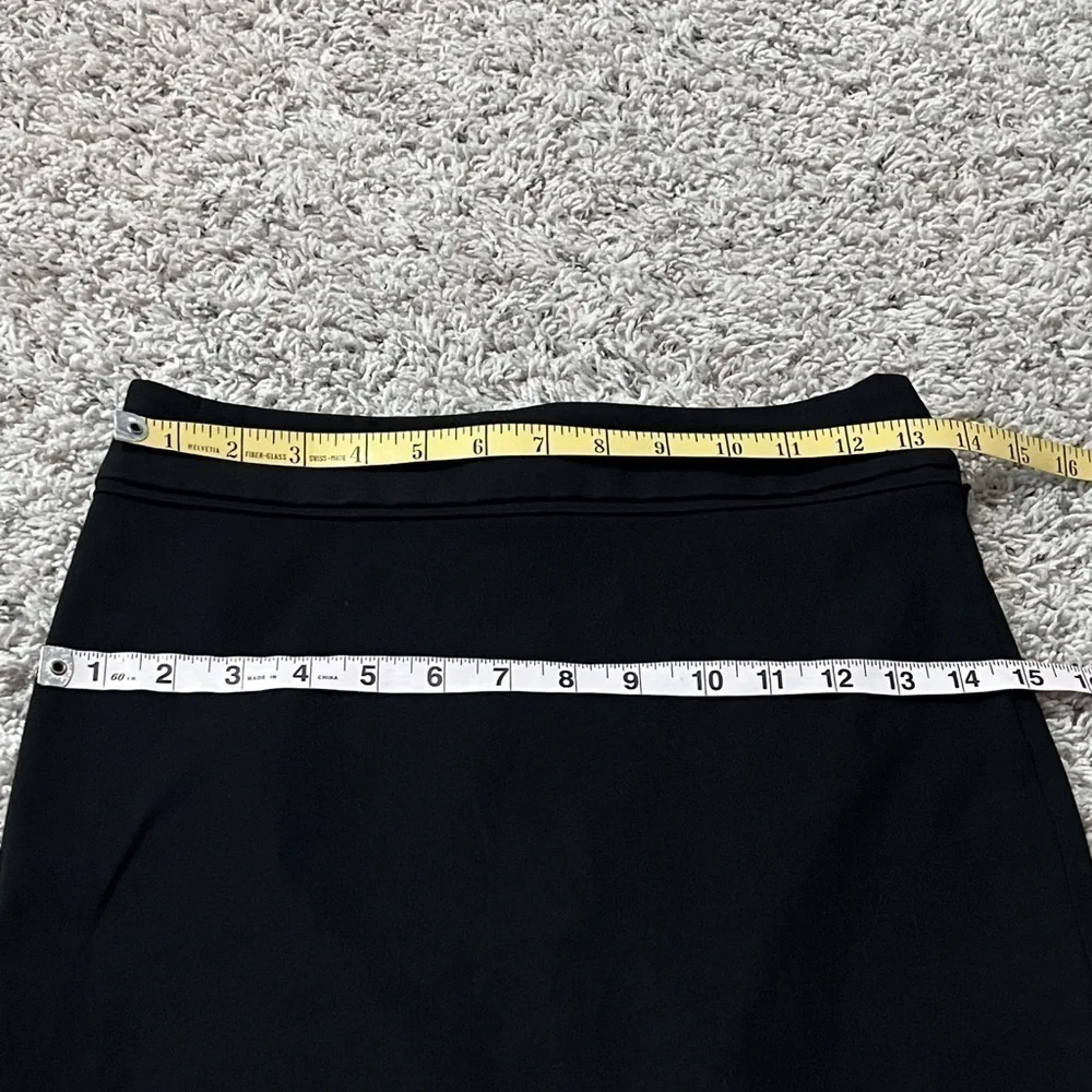 The Limited Exact Stretch High Rise Pencil Skirt Mini Solid Black 00 Slit
